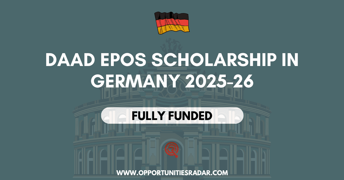 Germany DAAD EPOS Scholarship 2025