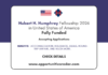 Hubert H. Humphrey Fellowship 2026