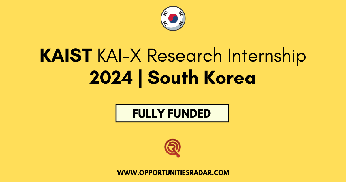 KAIST KAI-X Research Internship 2024