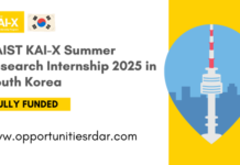 KAIST KAI-X Research Internship 2025