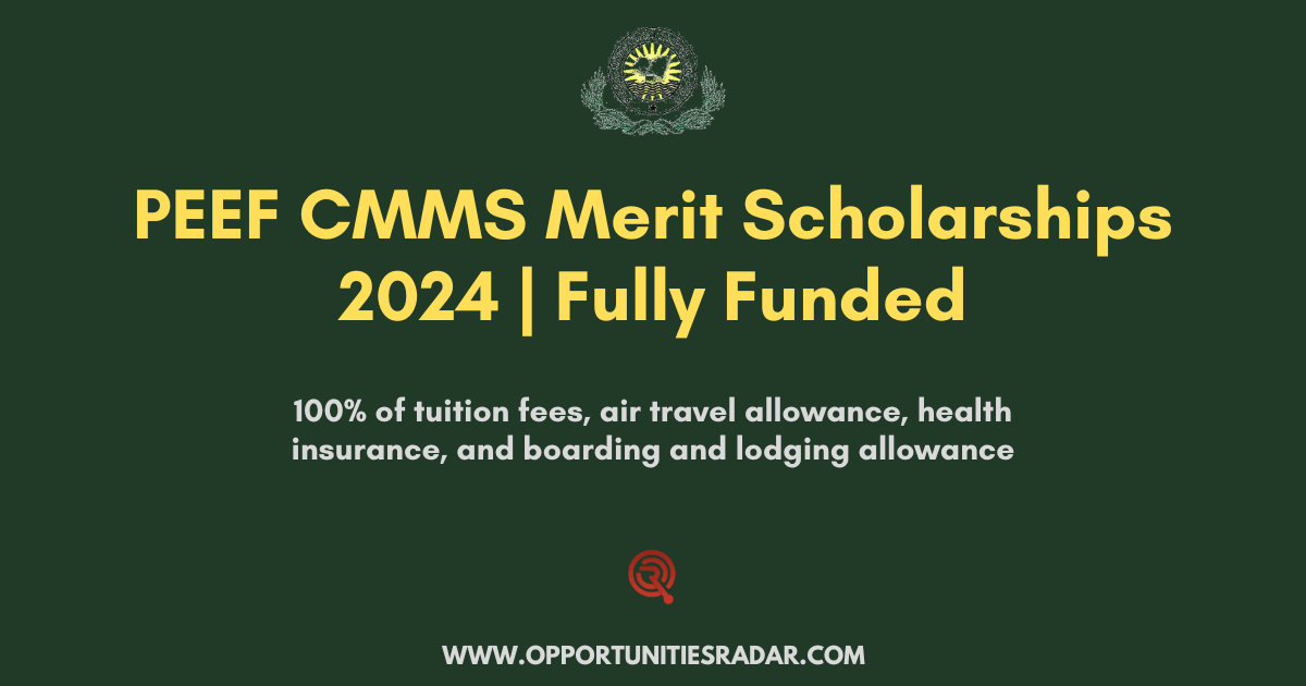 PEEF CMMS Merit Scholarships 2024