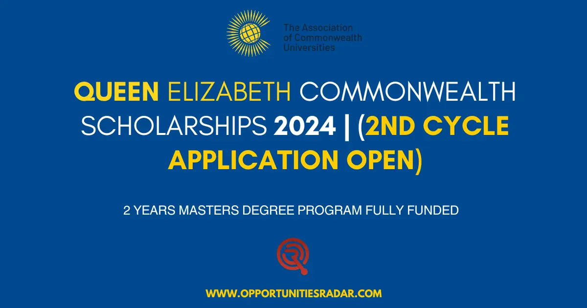 Queen Elizabeth Commonwealth Scholarships 2024