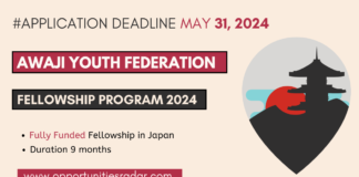 Awaji Youth Federation Fellowship 2024