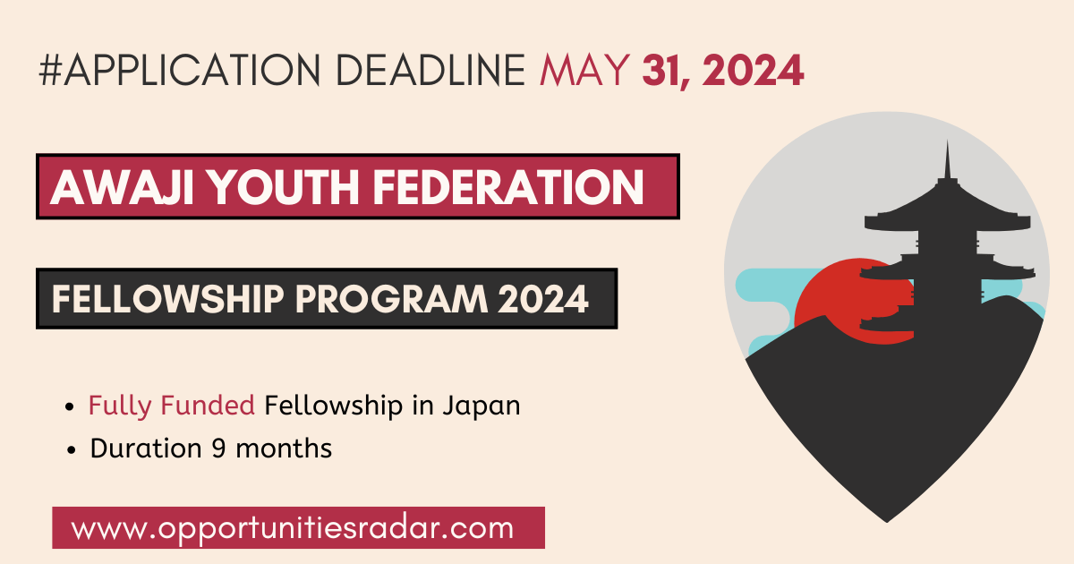 Awaji Youth Federation Fellowship 2024