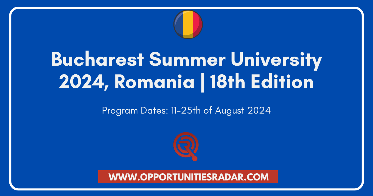 Bucharest Summer University 2024