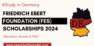 Friedrich Ebert Foundation (FES) Scholarships 2024