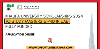 Khalifa University Scholarships 2024