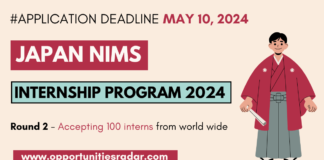 NIMS Internship Program in Japan 2024