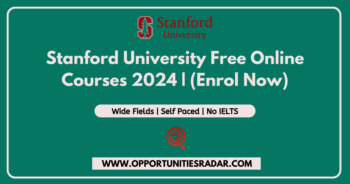 Stanford University Free Online Courses 2024