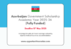 Azerbaijan Government Scholarship