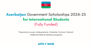 Azerbaijan Government Scholarship 2025