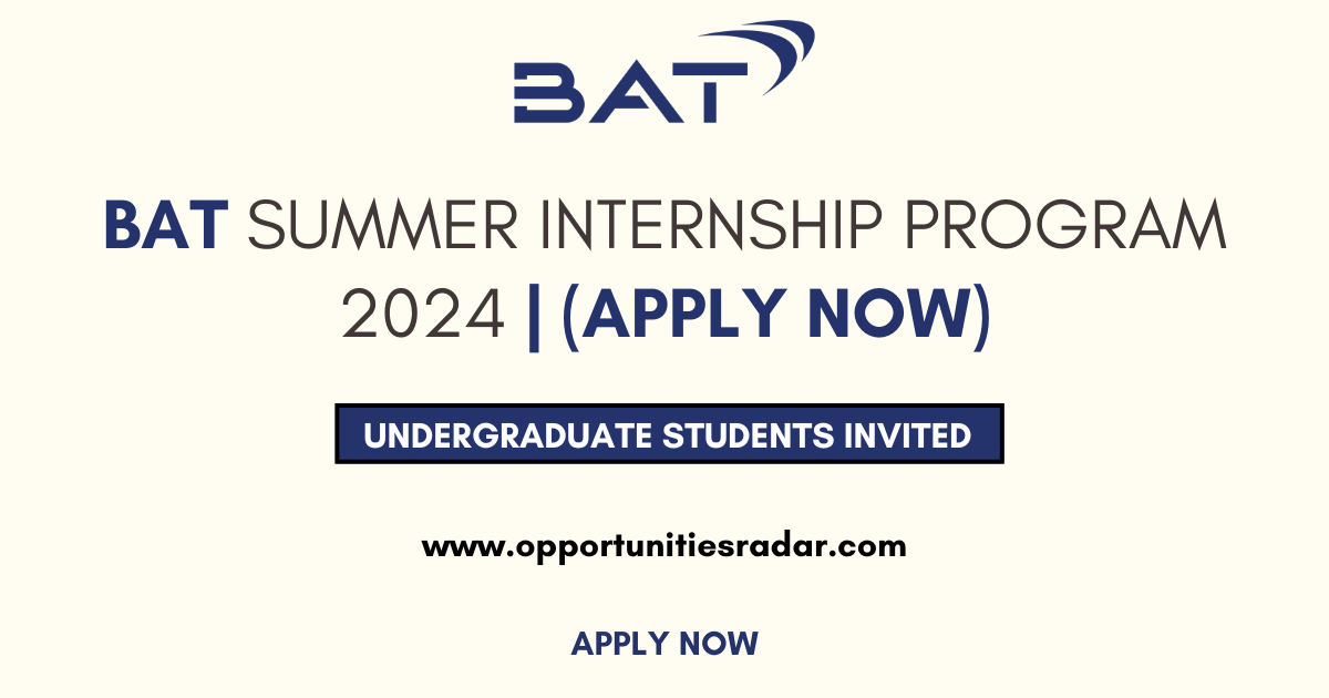 BAT Summer Internship Program 2024