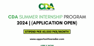 CDA Summer Internship Program 2024