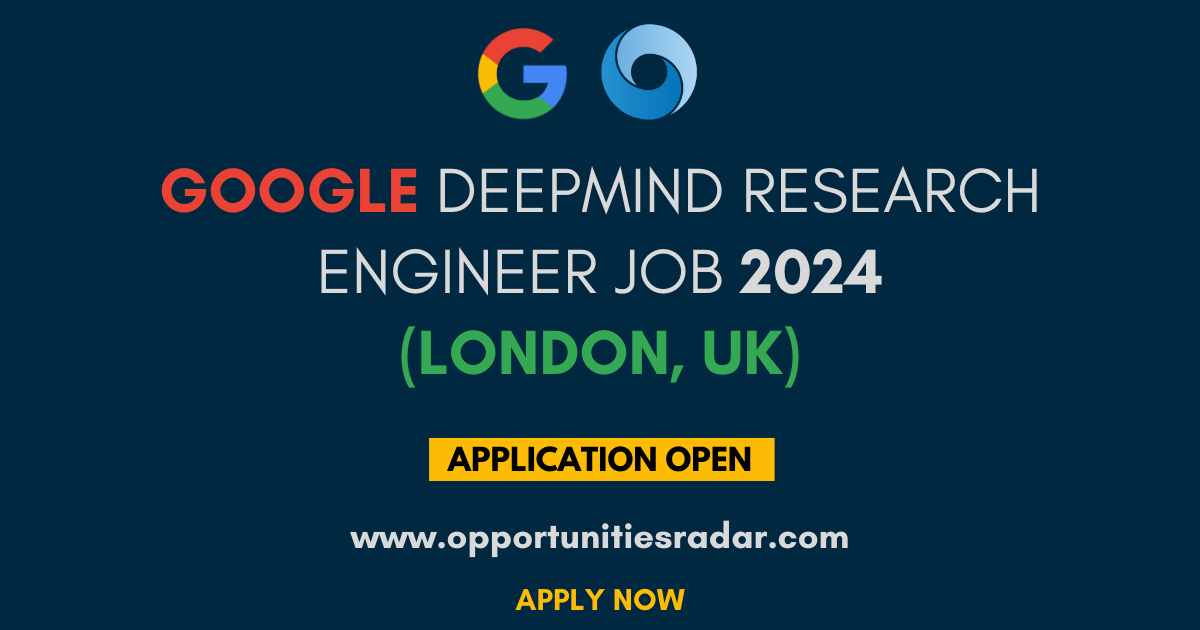 Google DeepMind Research Engineer Job 2024