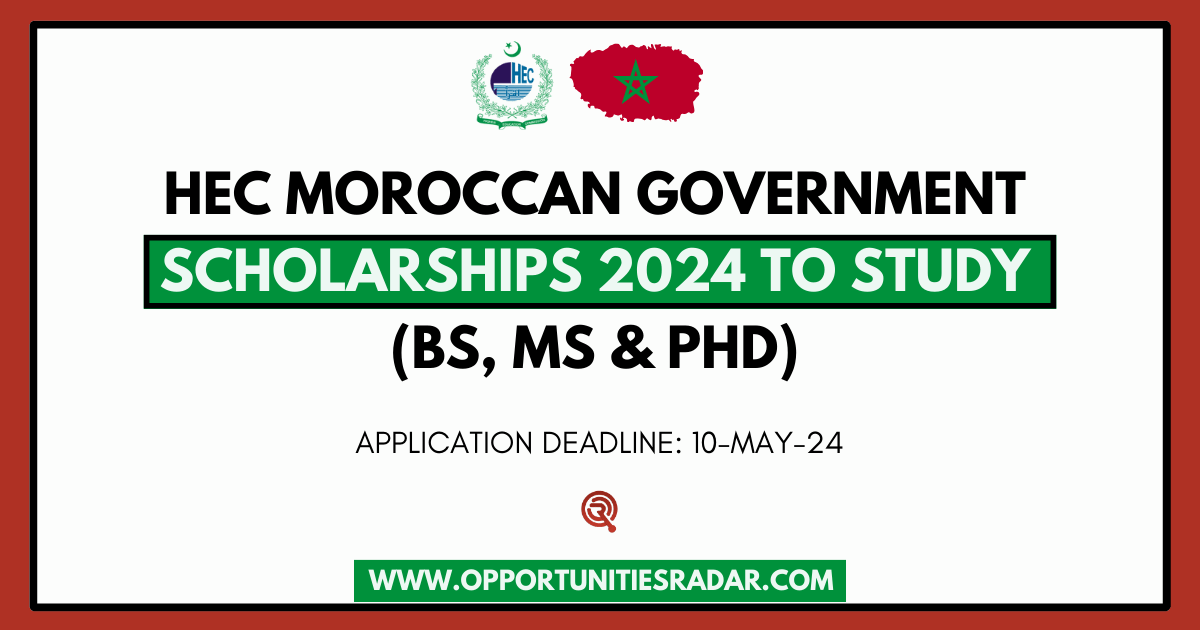 HEC Moroccan Government Scholarships 2024