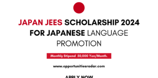 Japan JEES Scholarship 2024