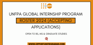 UNFPA Global Internship Roster 2024