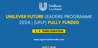 Unilever Future Leaders Programme 2024