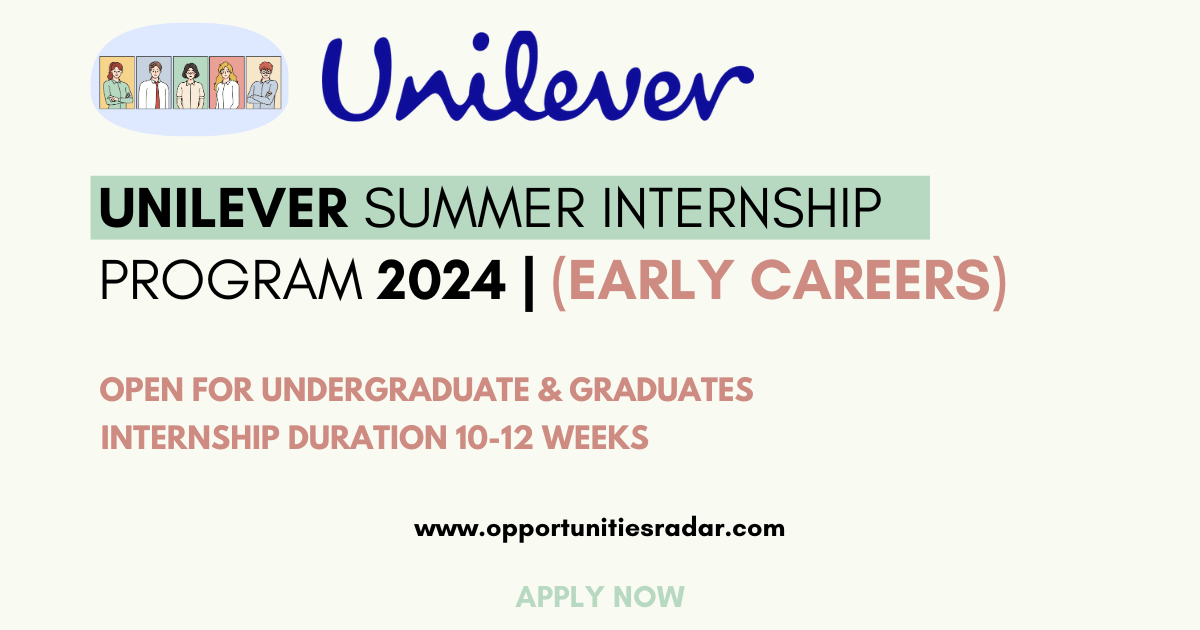 Unilever Summer Internship Program 2024