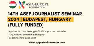 4th ASEF Journalist Seminar 2024