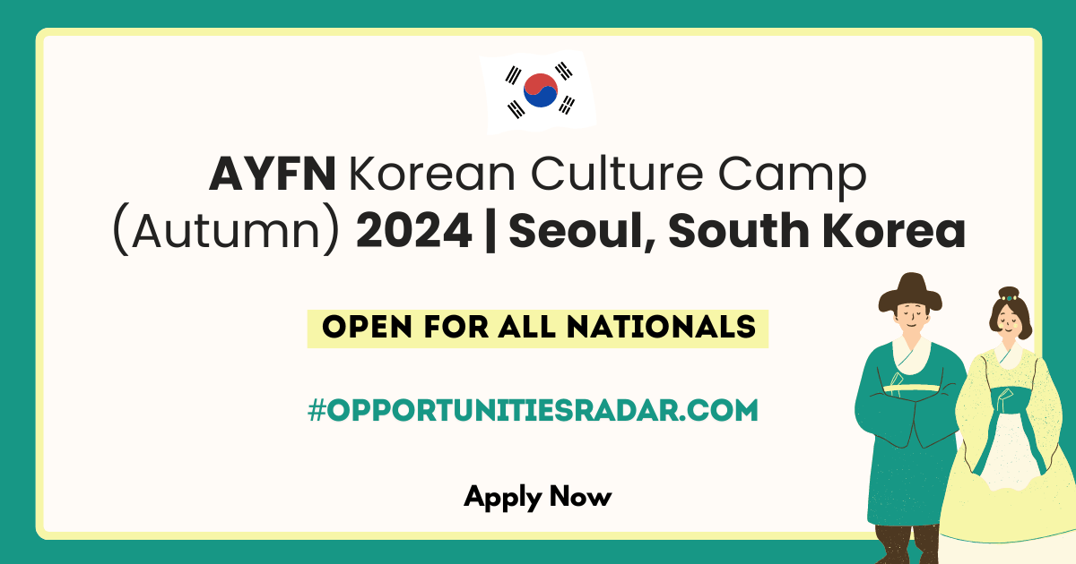 AYFN Korean Culture Camp (Autumn) 2024