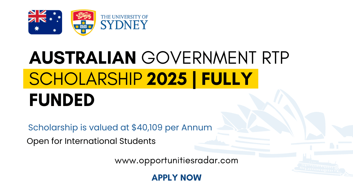 Australian Government RTP Scholarship 2025