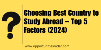 Choosing Best Country to Study Abroad