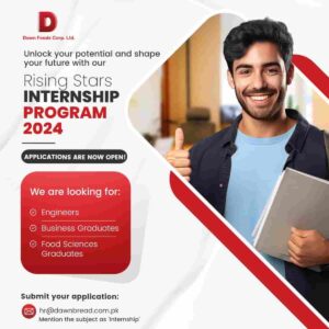 Dawn Food Rising Star internship Advertisement