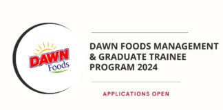Dawn Foods Trainee Program 2024