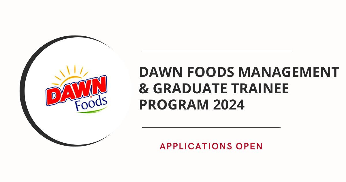 Dawn Foods Trainee Program 2024