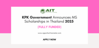 KPK Government Announces MS Scholarships