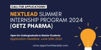 NextLead Summer Internship Program 2024