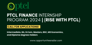 PTCL Finance Internship Program 2024