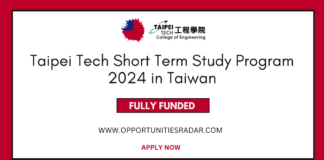 Taipei Tech Short Term Study Program 2024