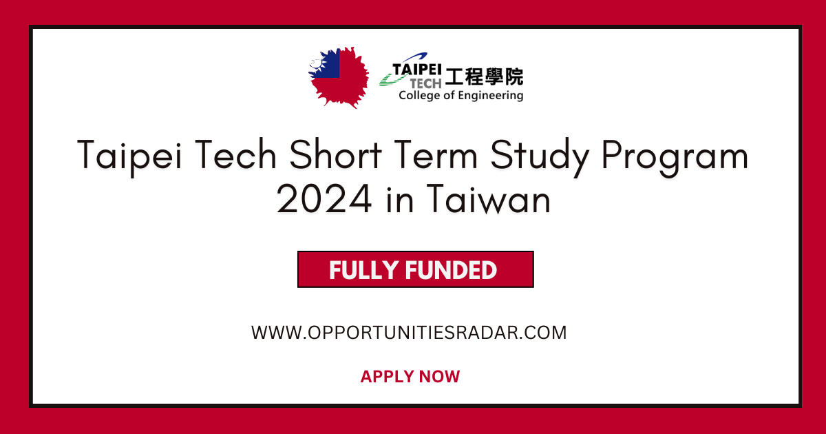 Taipei Tech Short Term Study Program 2024