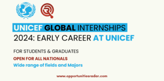 UNICEF Global Internships 2024