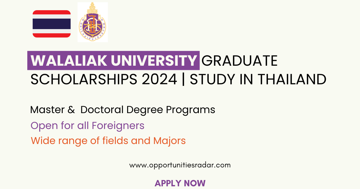 Walaliak University Graduate Scholarships 2024