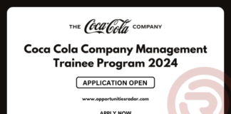 Coca Cola Company Management Trainee 2024