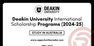 Deakin University International Scholarships 2024