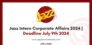 Jazz Intern Corporate Affairs 2024
