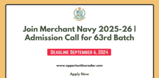 Join Merchant Navy 2025-26