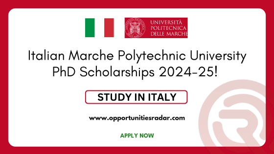 Marche Polytechnic University PhD Scholarships 2024