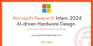 Microsoft Research Intern 2024 | AI-driven Hardware Design