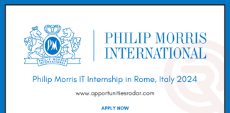Philips Morris IT Internship 2024