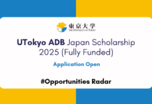 UTokyo ADB Japan Scholarship 2025