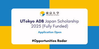 UTokyo ADB Japan Scholarship 2025