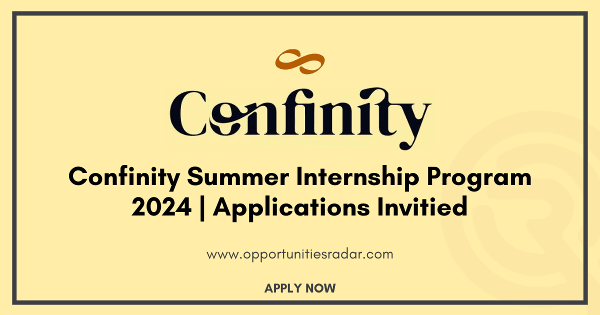 confinity Summer Internship 2024