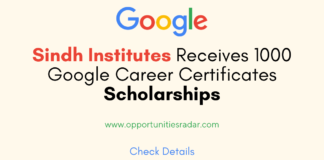 1000 Google Career Certificates Scholarships