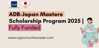 ADB Japan Masters Scholarship 2025