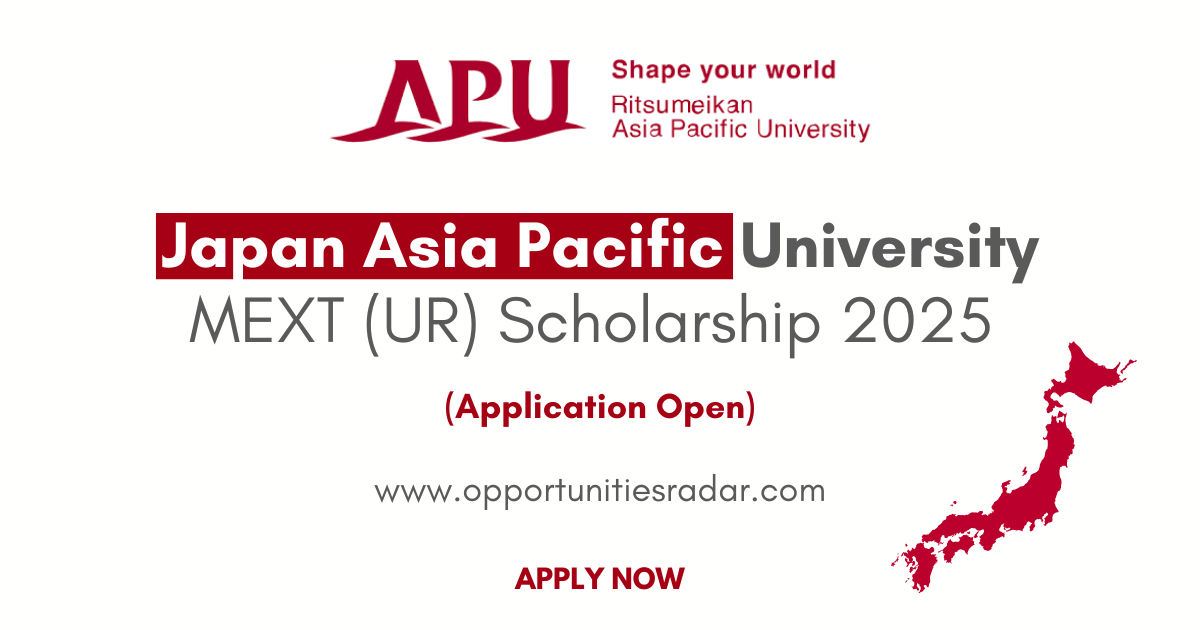 Asia Pacific University MEXT Scholarship 2025